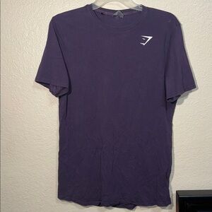 Gymshark Women’s L Purple Athletic T-Shirt Gym Workout Training Tee